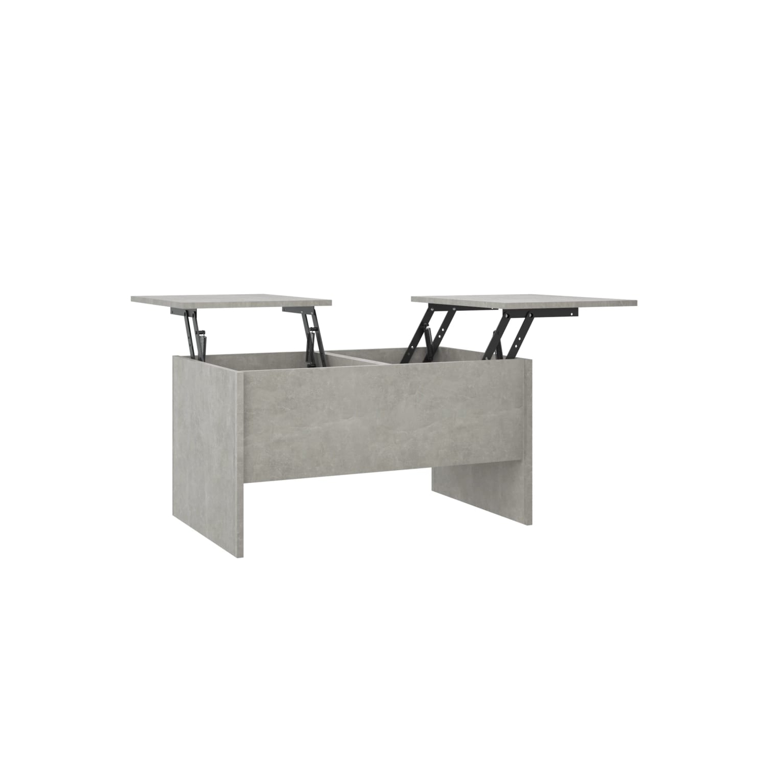 vidaXL Coffee Table Concrete Grey 80x50x42.5 cm Engineered Wood