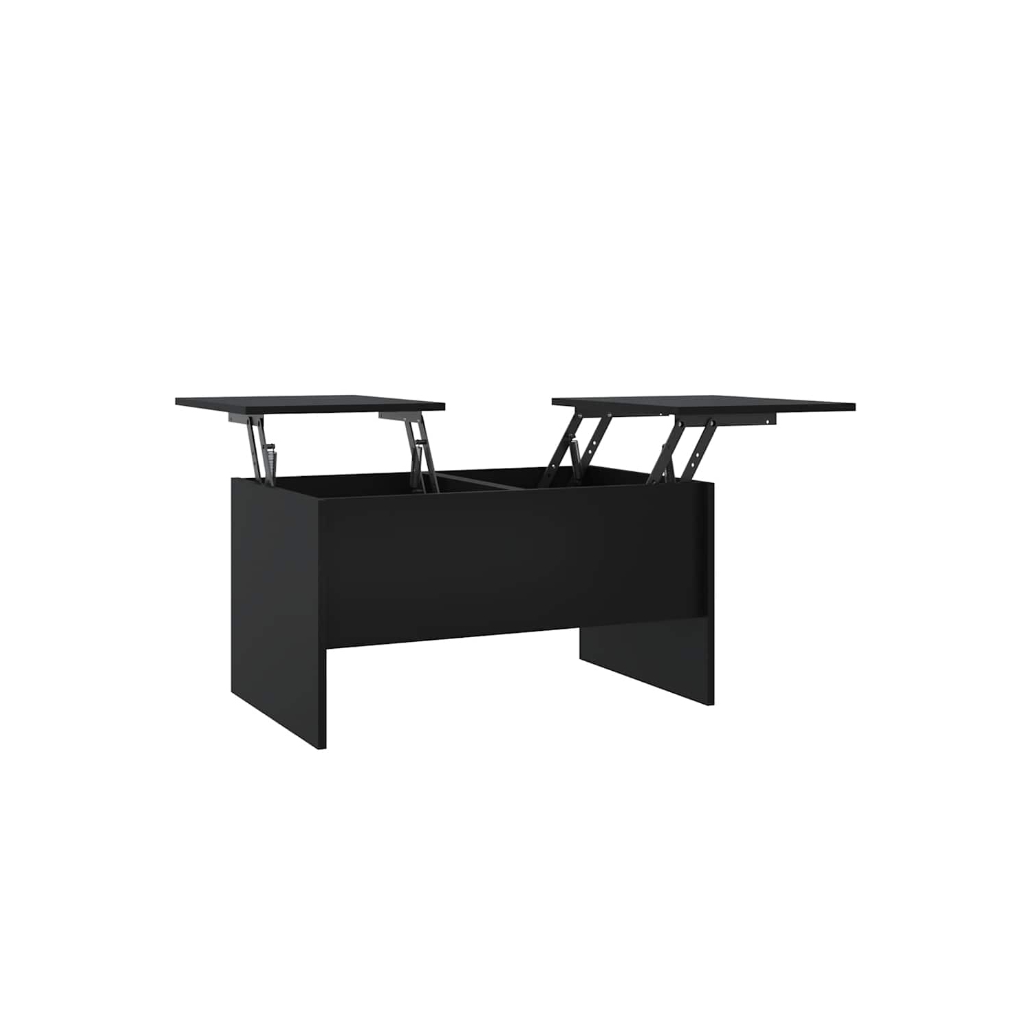 vidaXL Coffee Table Black 80x50x42.5 cm Engineered Wood