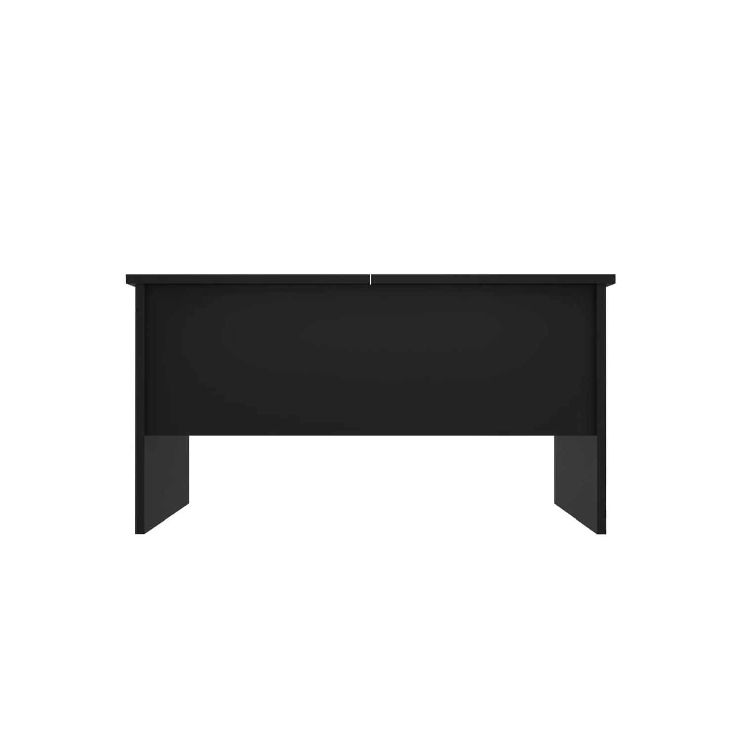 vidaXL Coffee Table Black 80x50x42.5 cm Engineered Wood