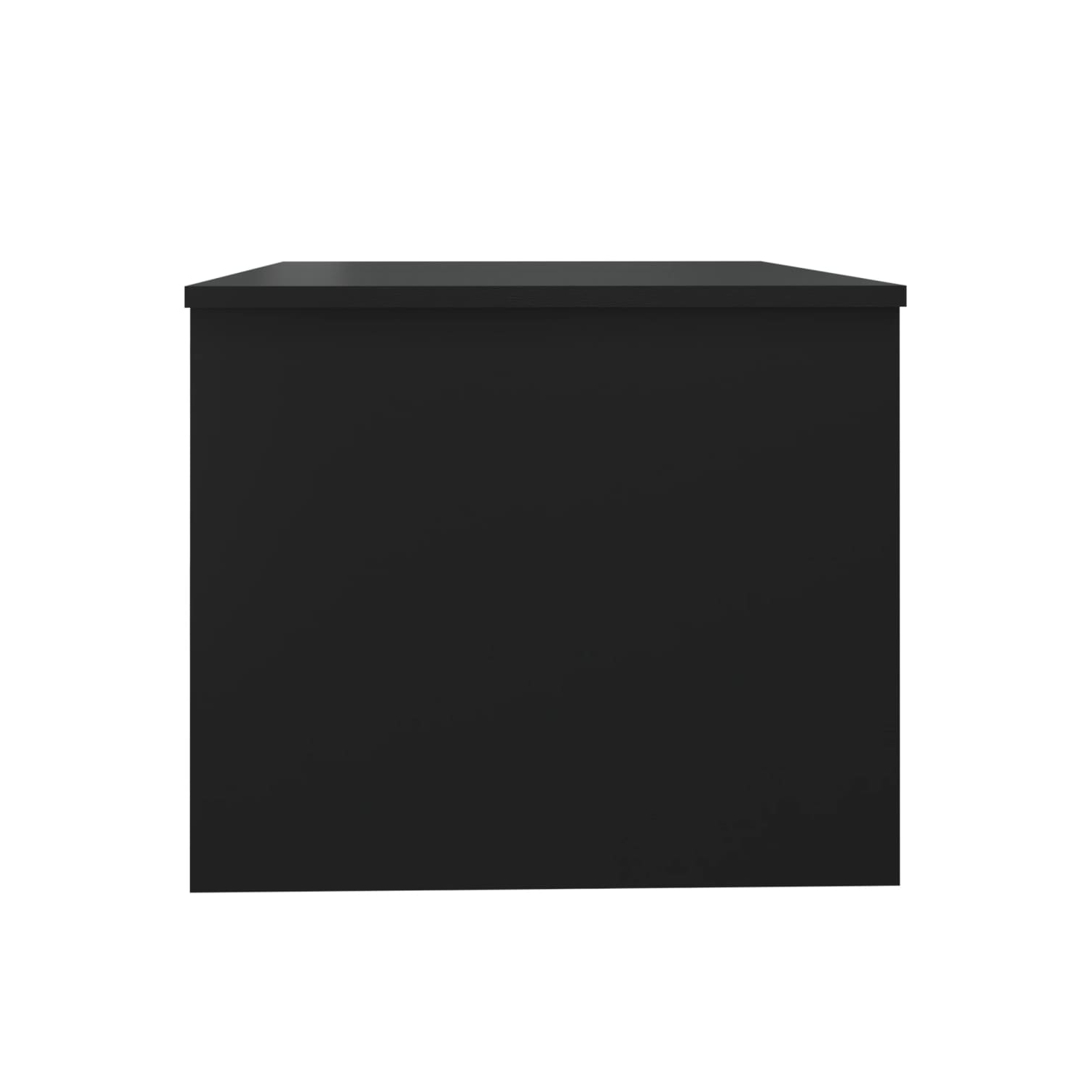 vidaXL Coffee Table Black 80x50x42.5 cm Engineered Wood