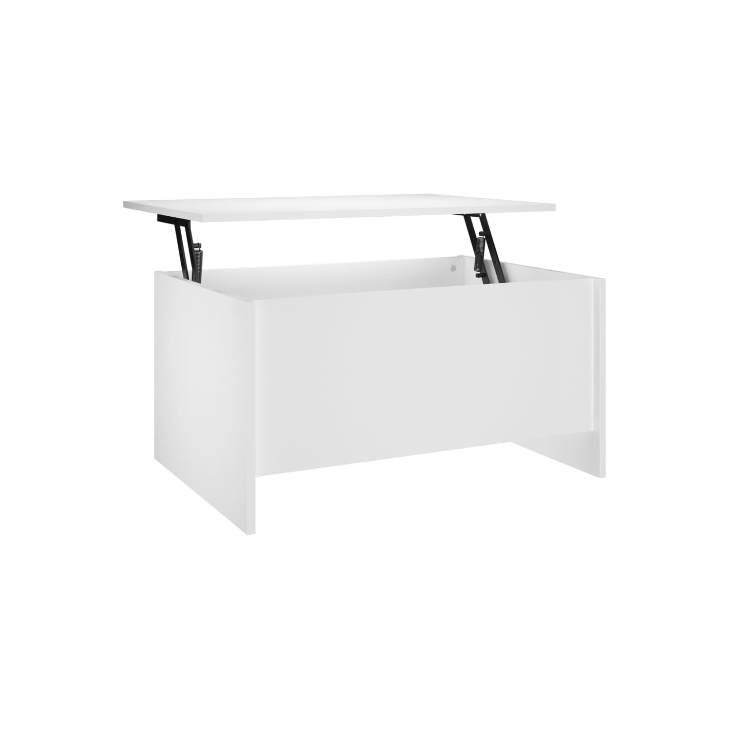 vidaXL Coffee Table White 80x55.5x41.5 cm Engineered Wood