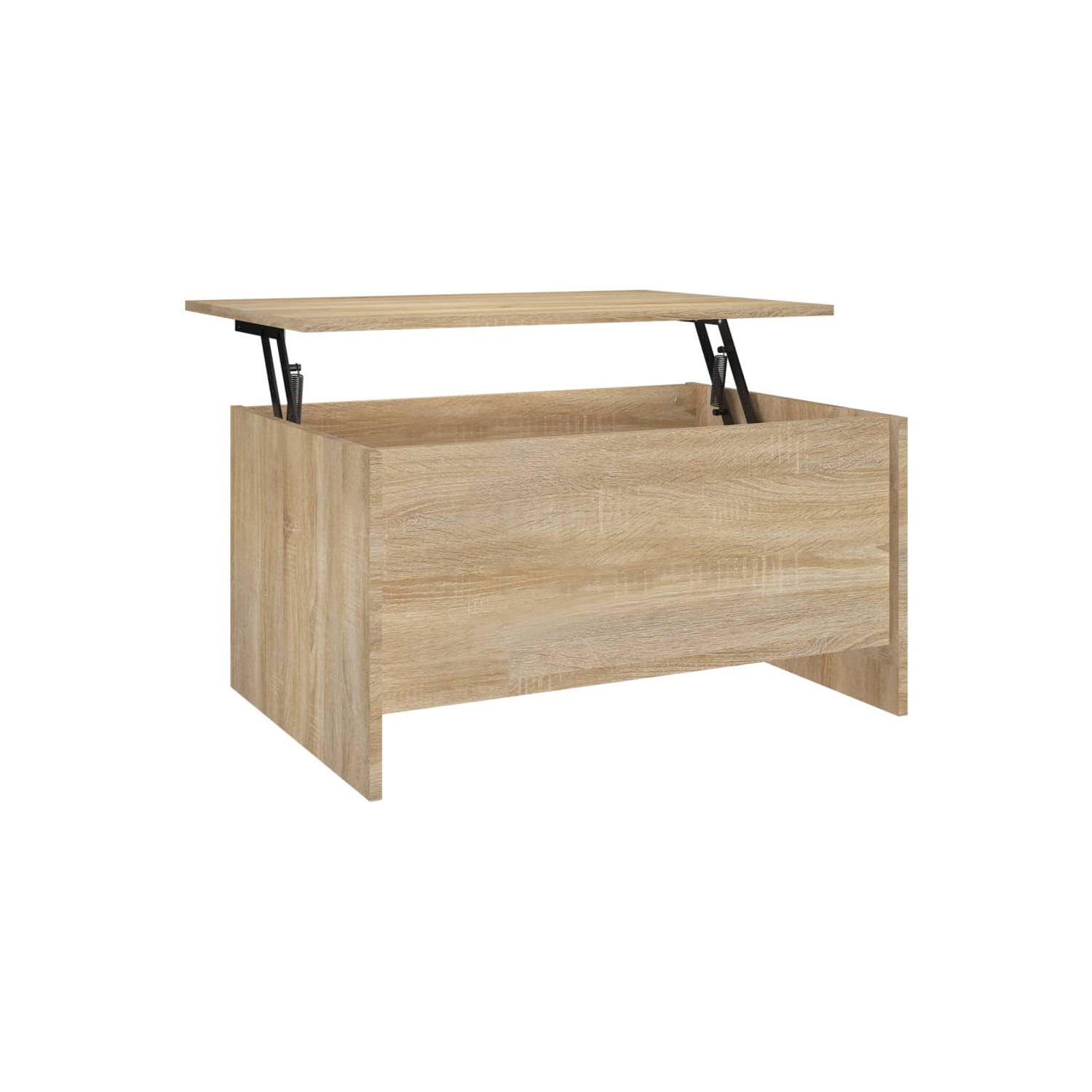vidaXL Coffee Table Sonoma Oak 80x55.5x41.5 cm Engineered Wood