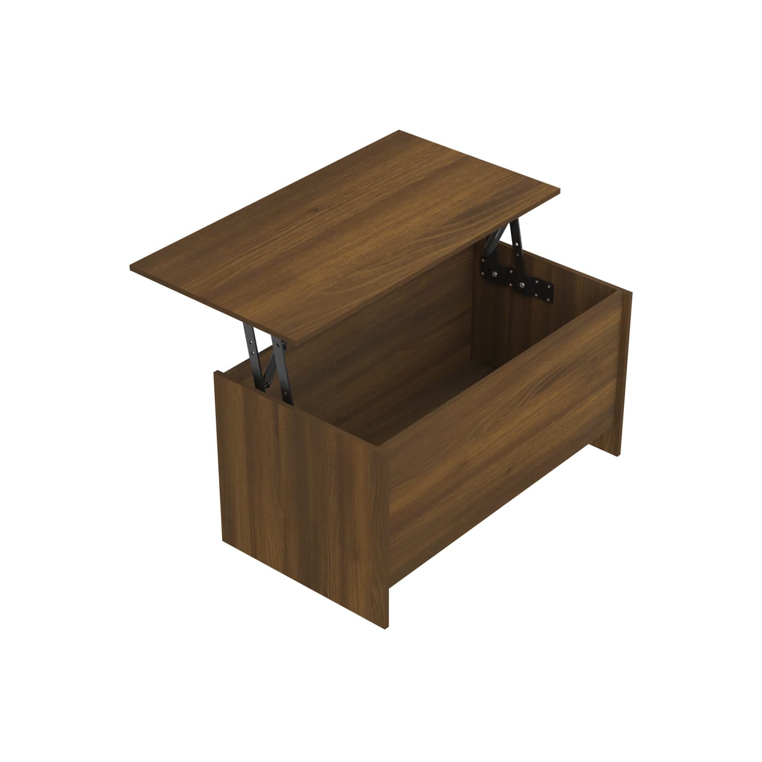 vidaXL Coffee Table Brown Oak 102x55.5x52.5 cm Engineered Wood