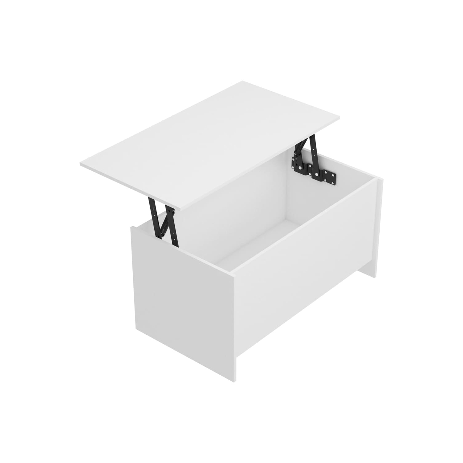 Table basse blanche de style 102x55,5x52,5&nbsp;cm