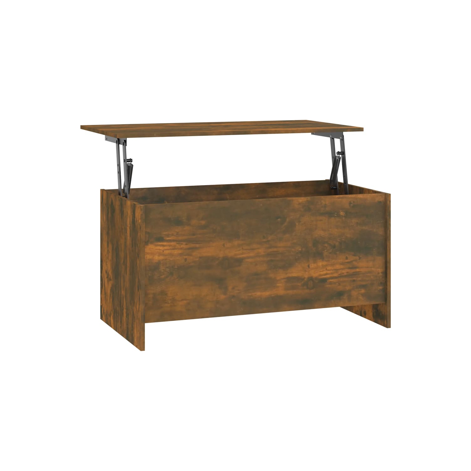 vidaXL Coffee Table Smoked Oak 102x55.5x52.5 cm Engineered Wood