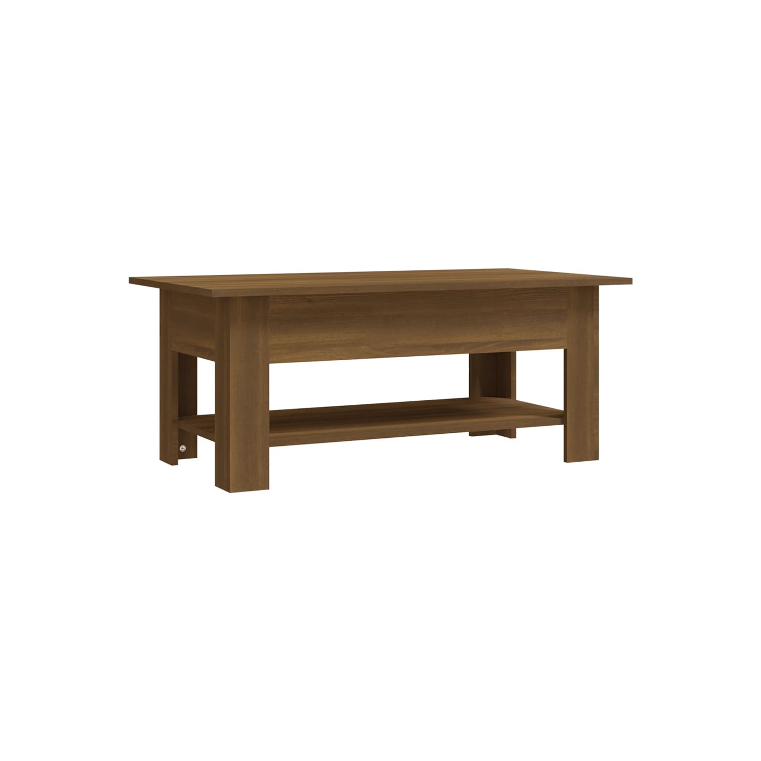 vidaXL Coffee Table Brown Oak 102x55x42 cm Engineered Wood