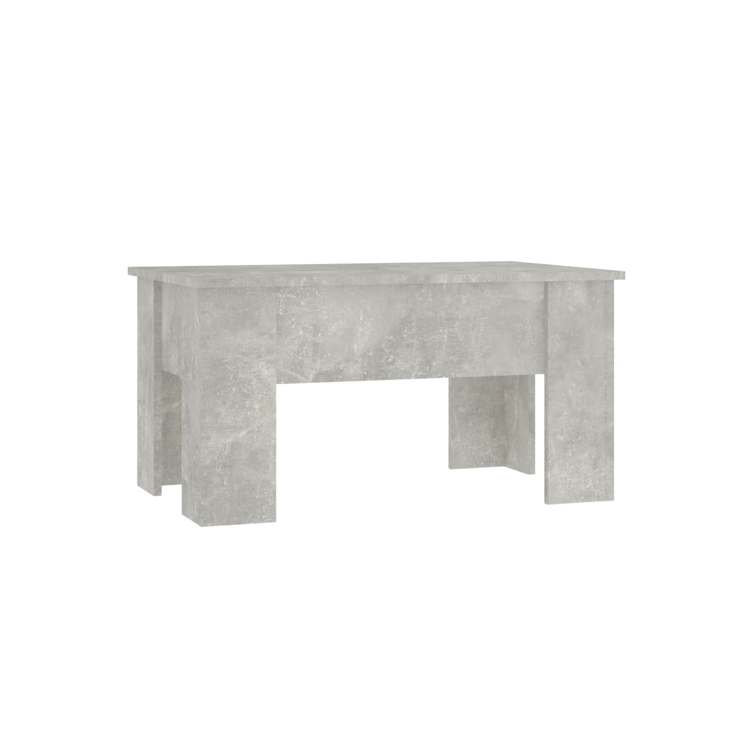 vidaXL Coffee Table Concrete Grey 79x49x41 cm Engineered Wood