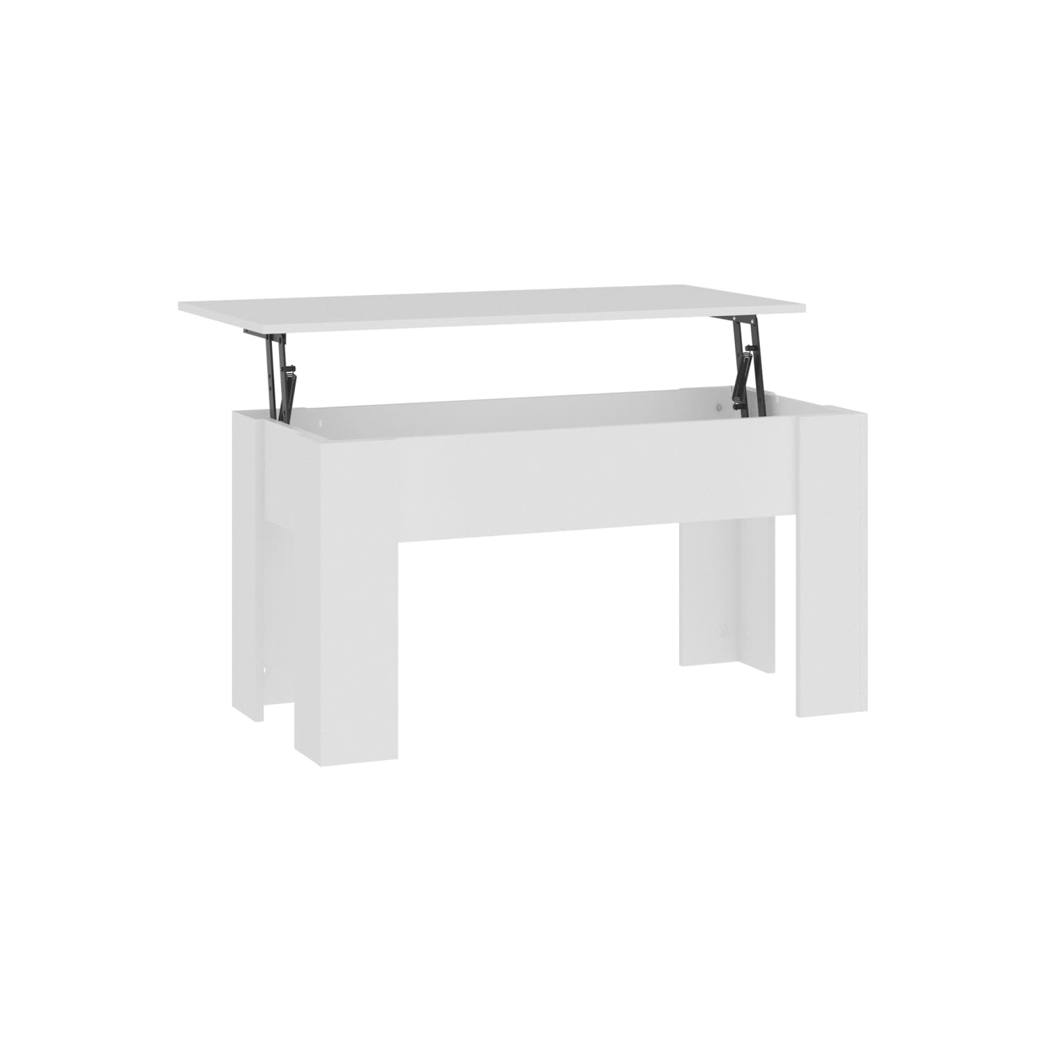 vidaXL Coffee Table White 101x49x52 cm Engineered Wood