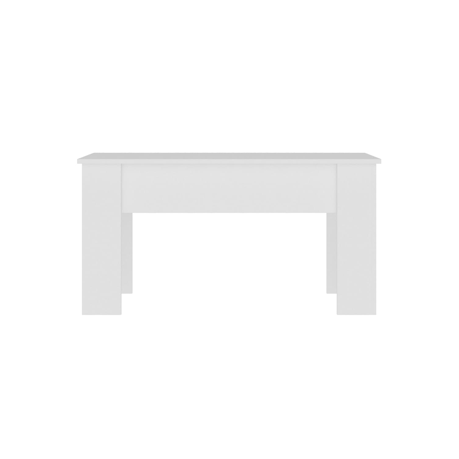 vidaXL Coffee Table White 101x49x52 cm Engineered Wood