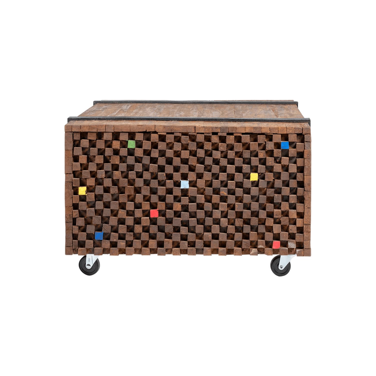 vidaXL Side Table Teak 60x60x38 cm