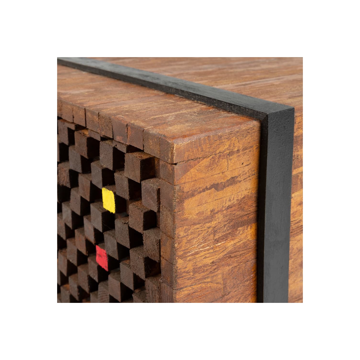 vidaXL Side Table Teak 60x60x38 cm