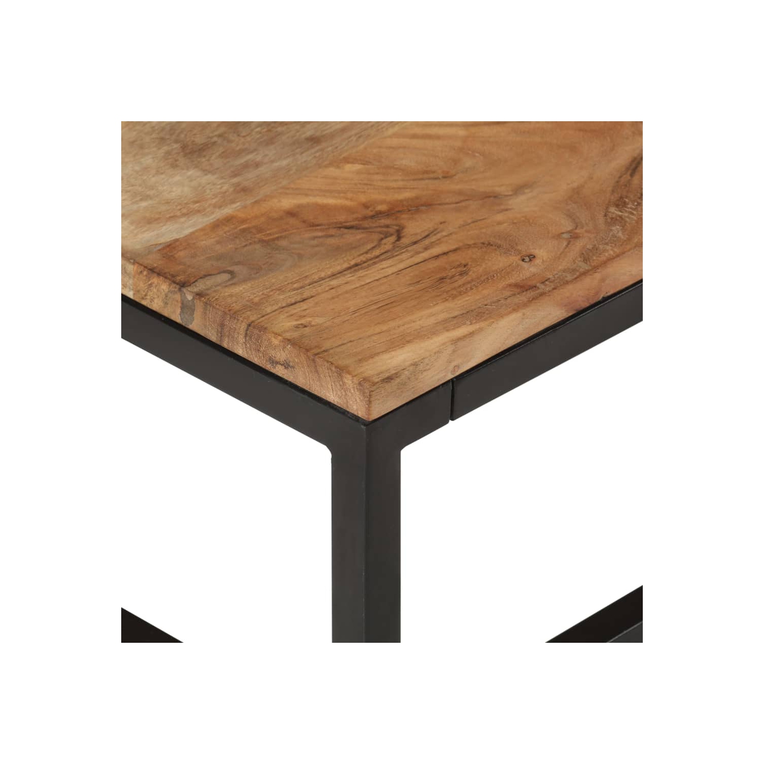 vidaXL Nesting Coffee Tables 2 pcs Solid Acacia Wood