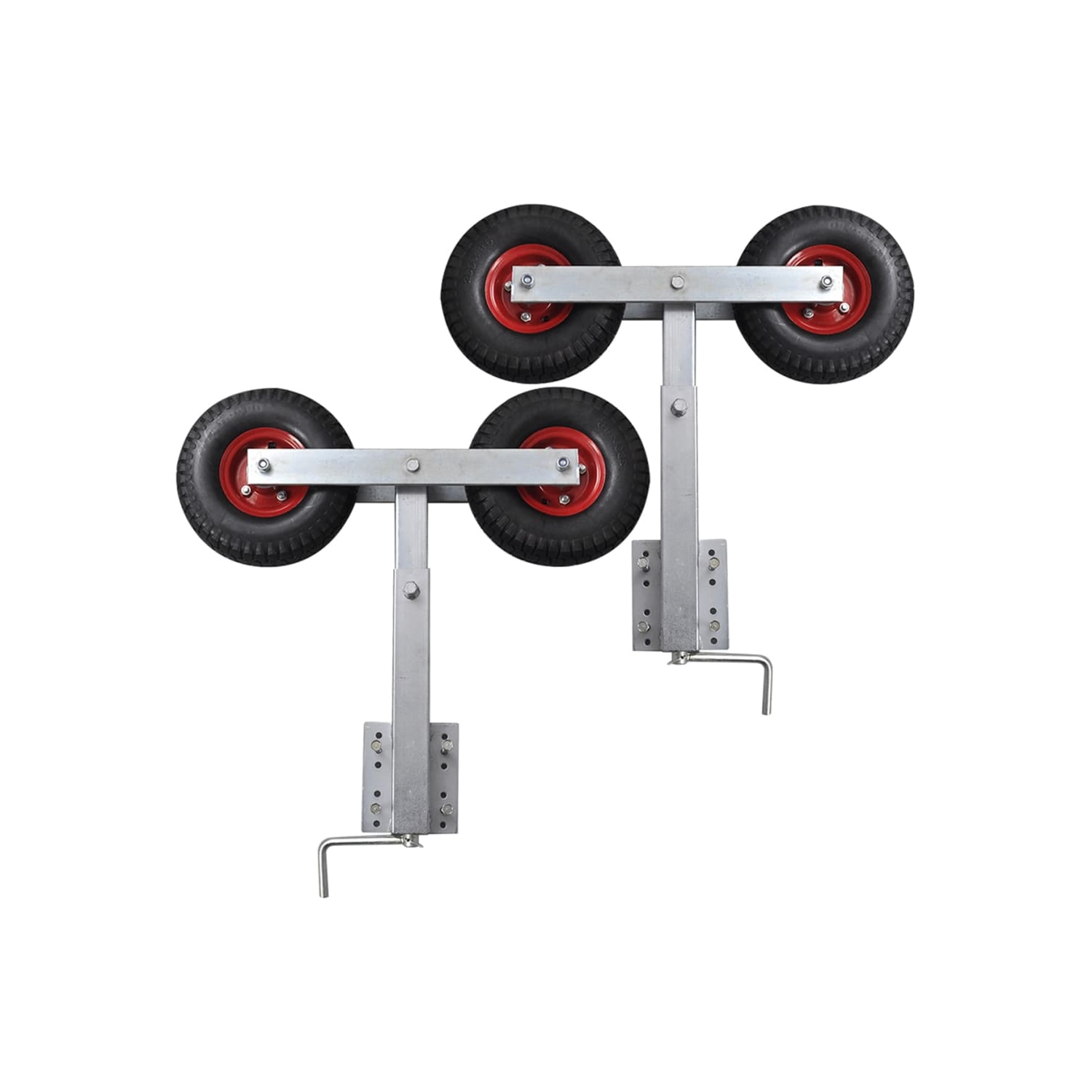 Ensemble de 2 59 supports de boucle pour remorque de bateau à roues doubles - 84&nbsp;cm
