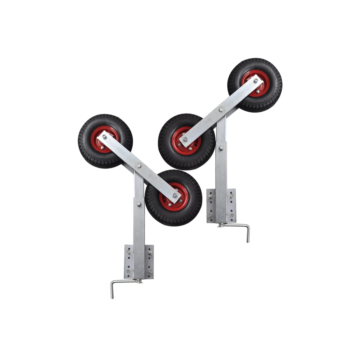 Ensemble de 2 59 supports de boucle pour remorque de bateau à roues doubles - 84&nbsp;cm