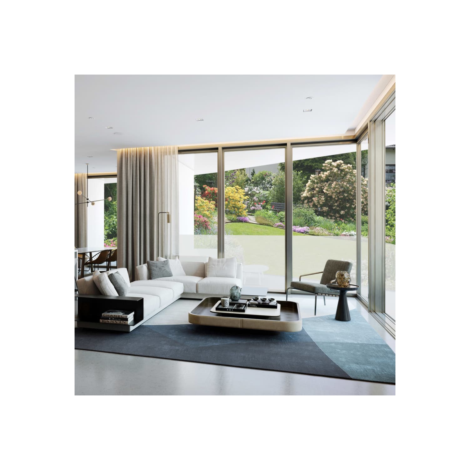 vidaXL Window Film Frosted Grey 0.9x100 m PVC