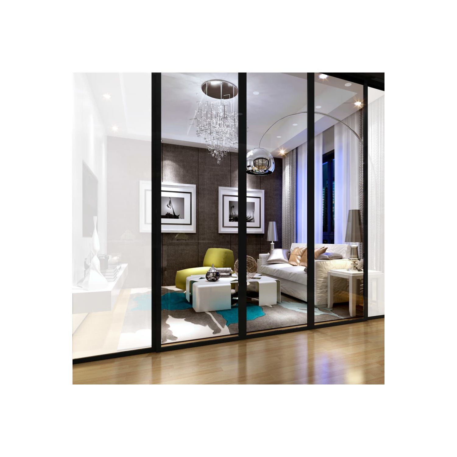 vidaXL Window Film Frosted Grey 0.9x100 m PVC