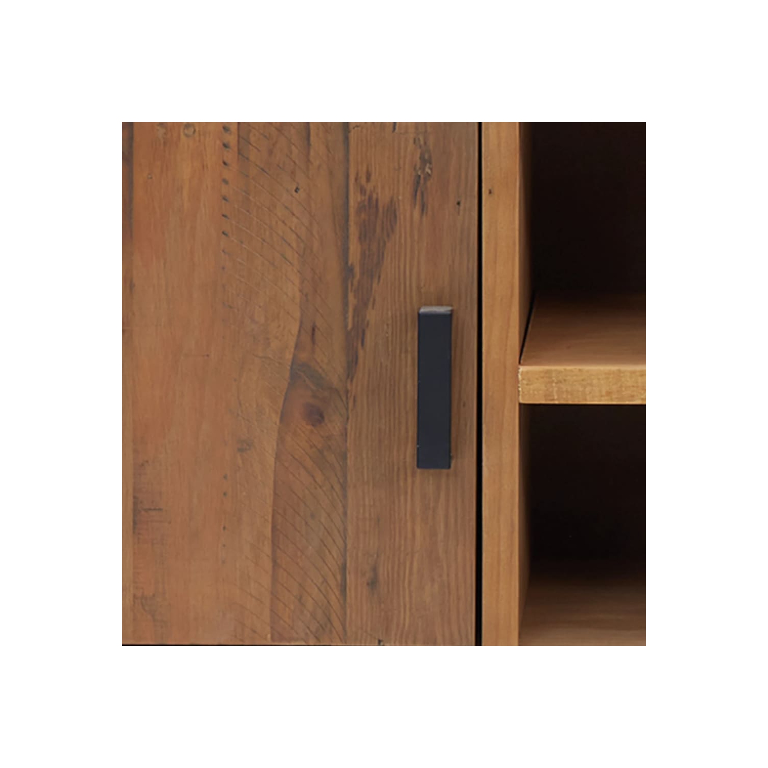 vidaXL TV Cabinet Brown 110x35x48 cm Solid Pinewood