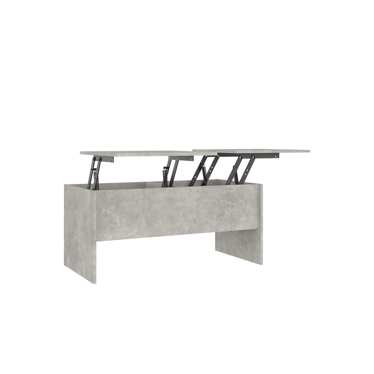 Table basse en béton gris 102x50,5x46,5&nbsp;cm de vidaXL