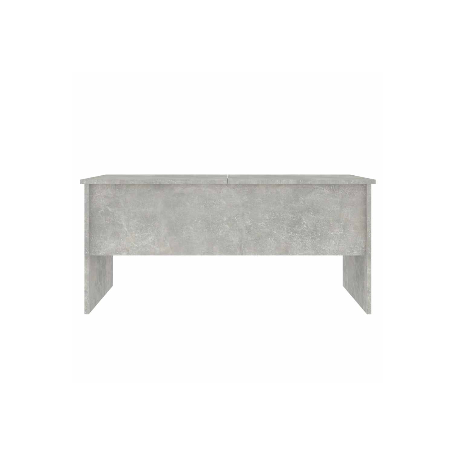 Table basse en béton gris 102x50,5x46,5 cm de vidaXL