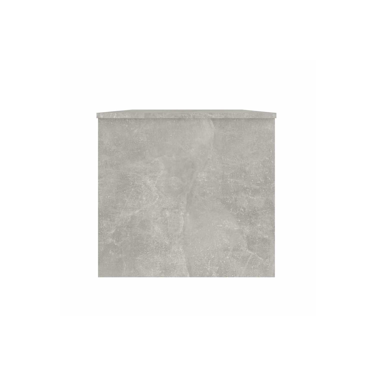 Table basse en béton gris 102x50,5x46,5 cm de vidaXL