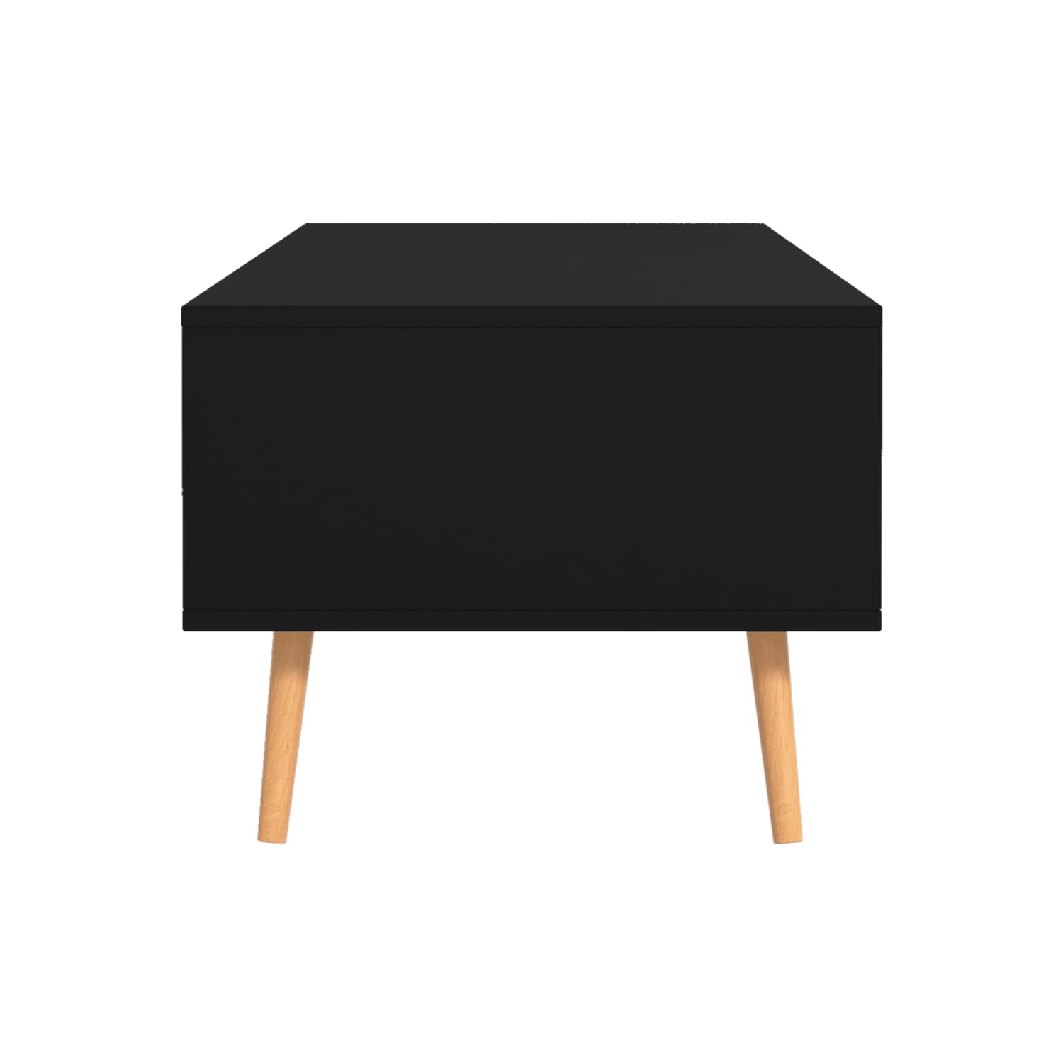 vidaXL Coffee Table Black 100x49.5x43 cm Engineered Wood