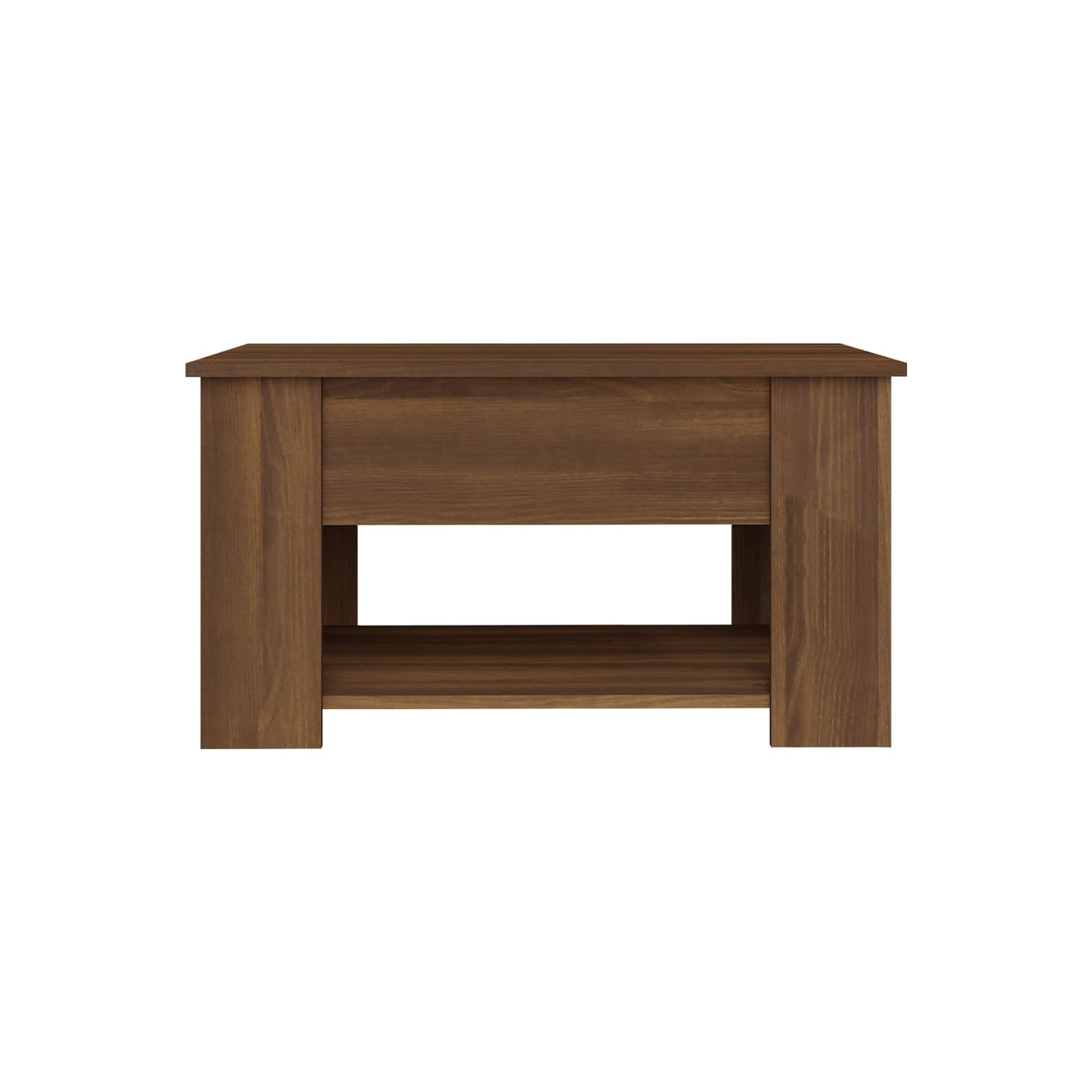 vidaXL Coffee Table Brown Oak 79x49x41 cm Engineered Wood