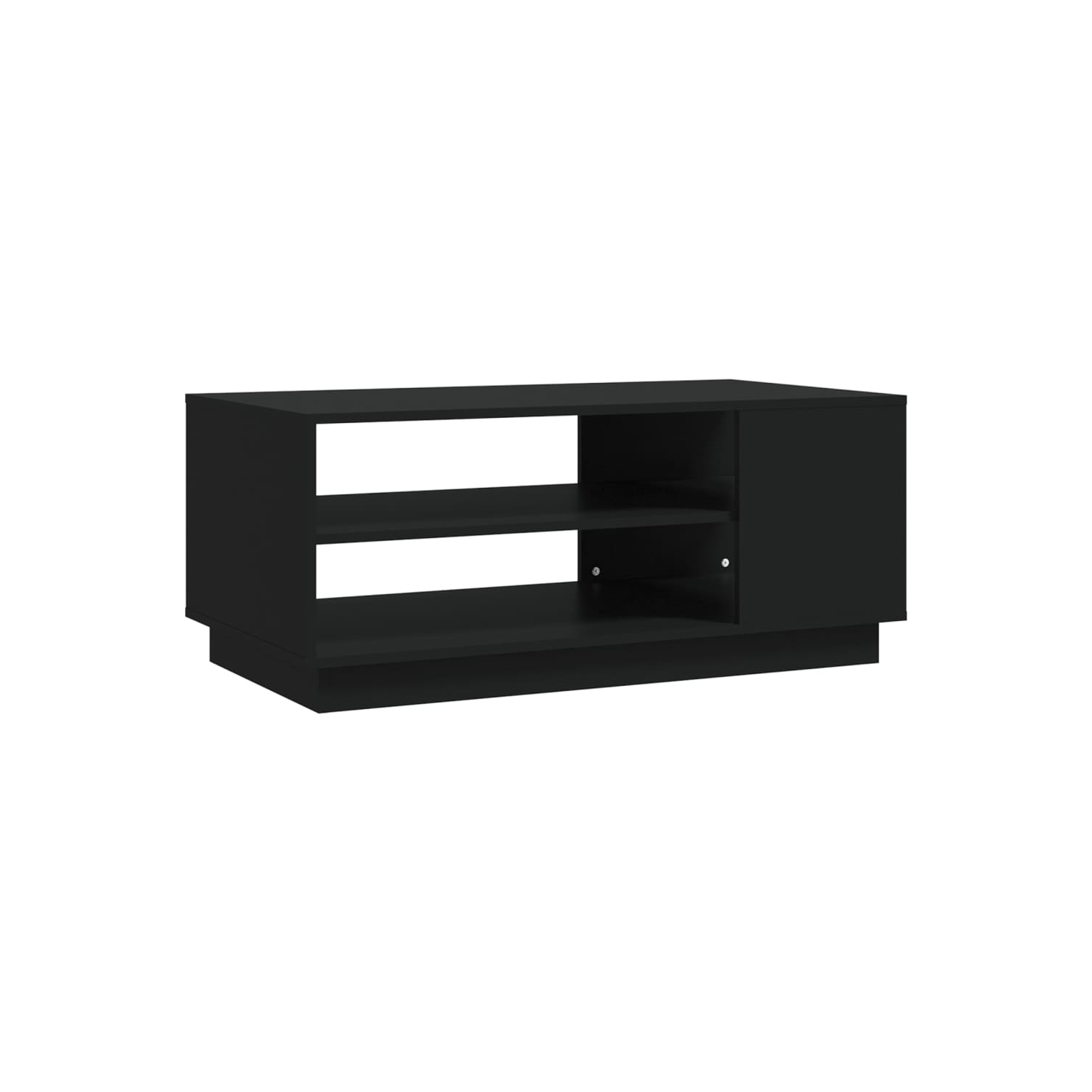 vidaXL Coffee Table Black 102x55x43 cm Engineered Wood