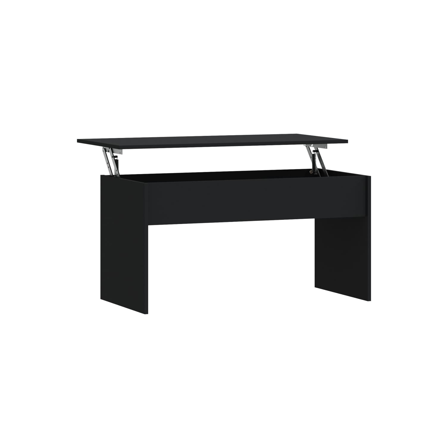 vidaXL Coffee Table Black 102x50.5x52.5 cm Engineered Wood