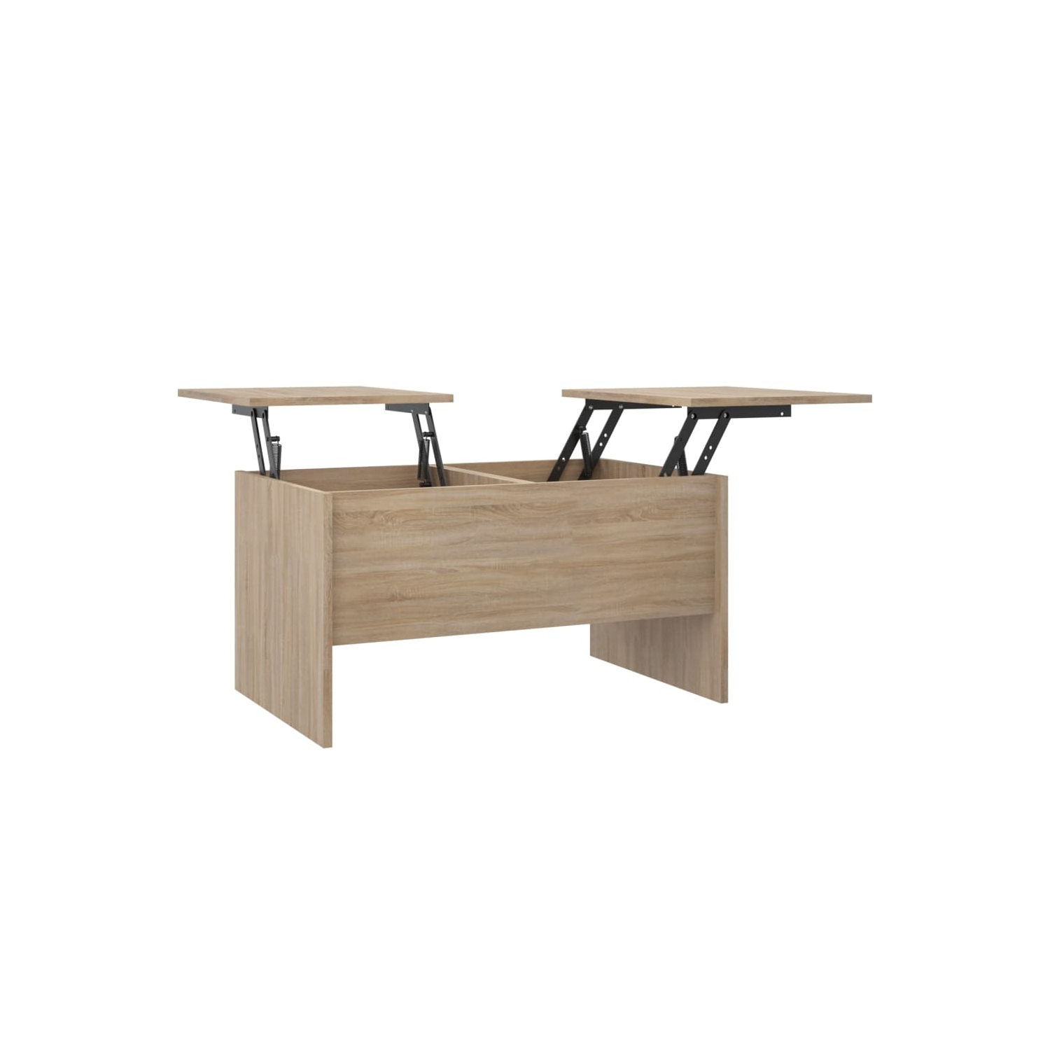 vidaXL Coffee Table Sonoma Oak 80x50x42.5 cm Engineered Wood