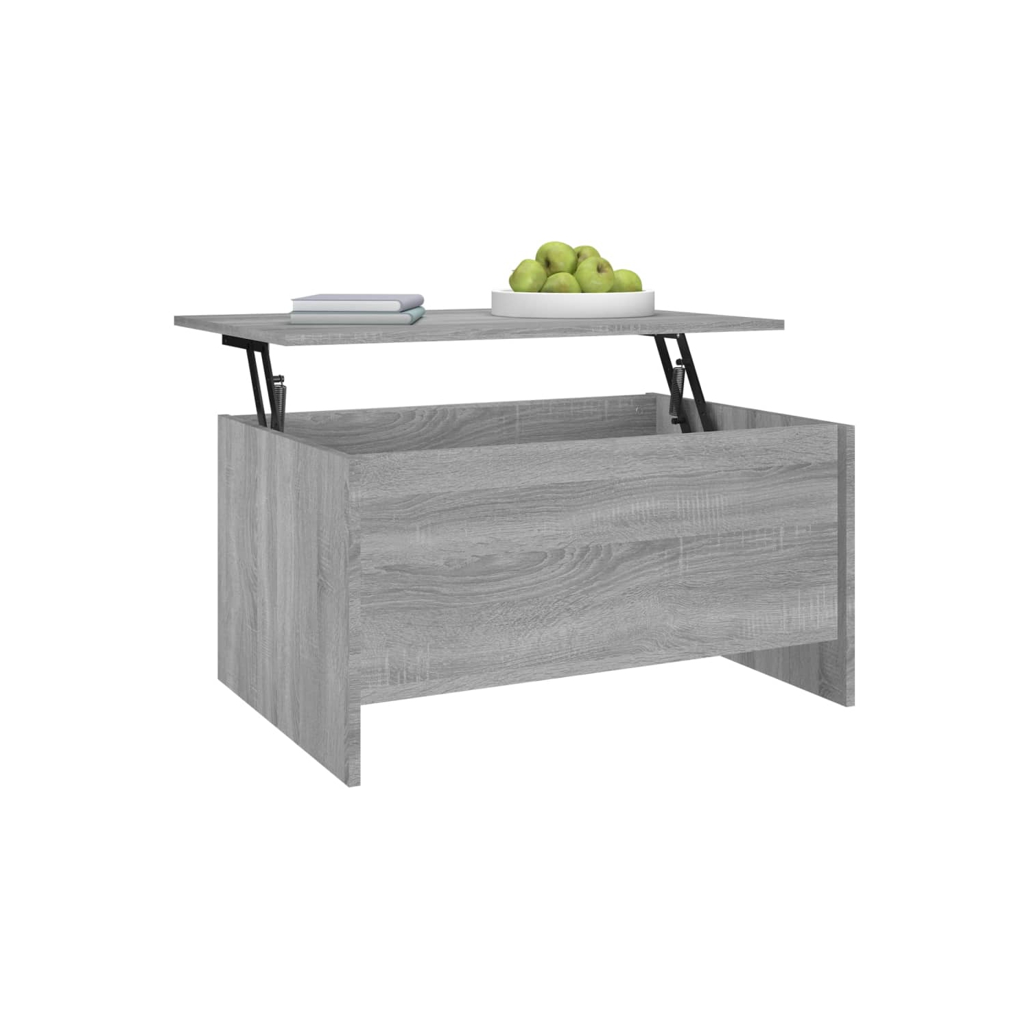 Table basse vidaXL Sonoma gris 80 x 55,5 x 41,5&nbsp;cm bois d'ingénierie