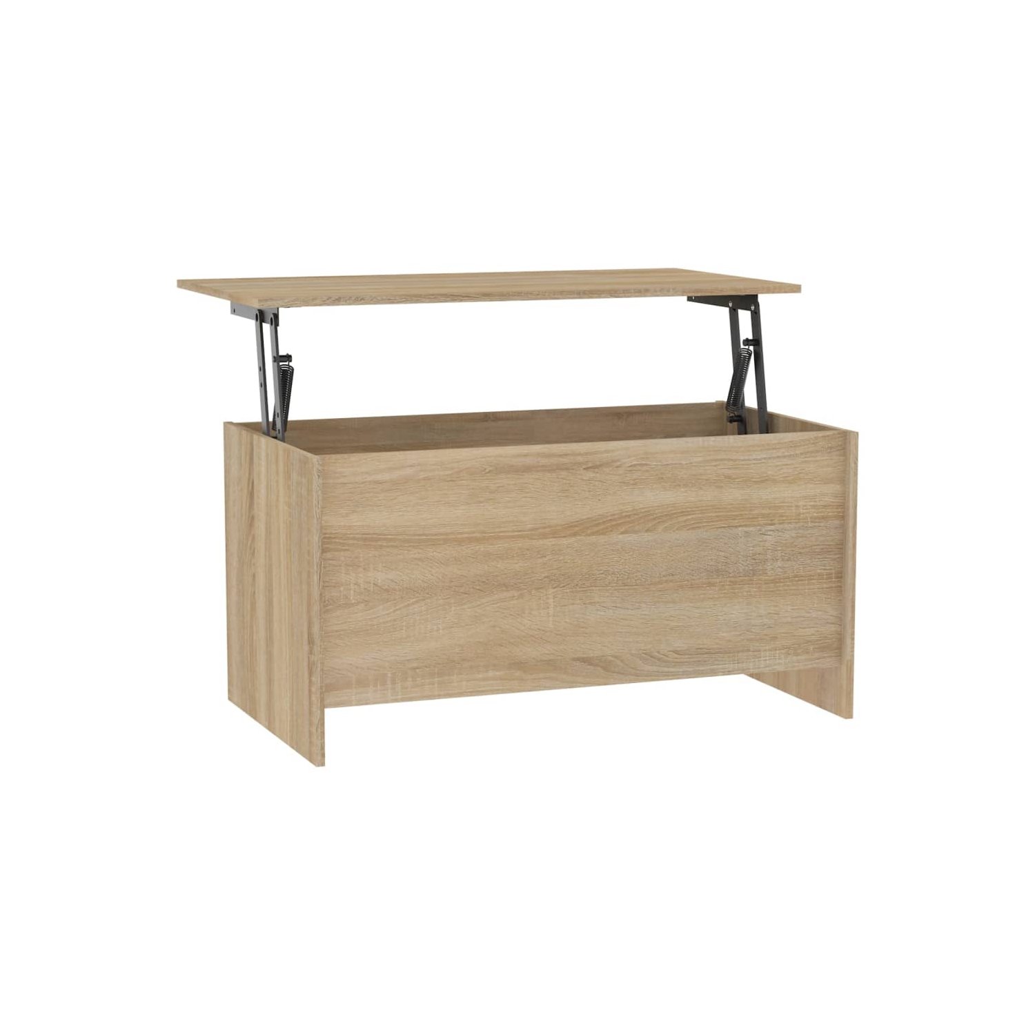 vidaXL Coffee Table Sonoma Oak 102x55.5x52.5 cm Engineered Wood