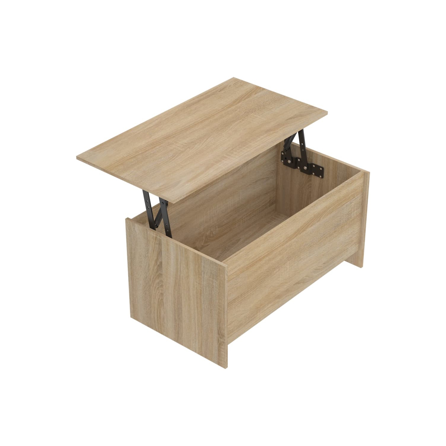 vidaXL Coffee Table Sonoma Oak 102x55.5x52.5 cm Engineered Wood