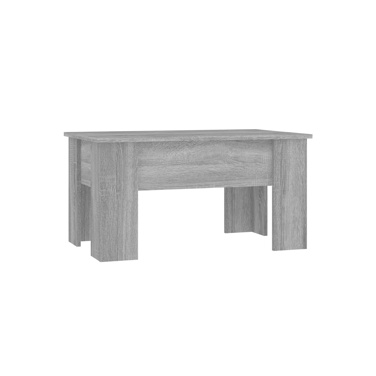 vidaXL Coffee Table Grey Sonoma 79x49x41 cm Engineered Wood