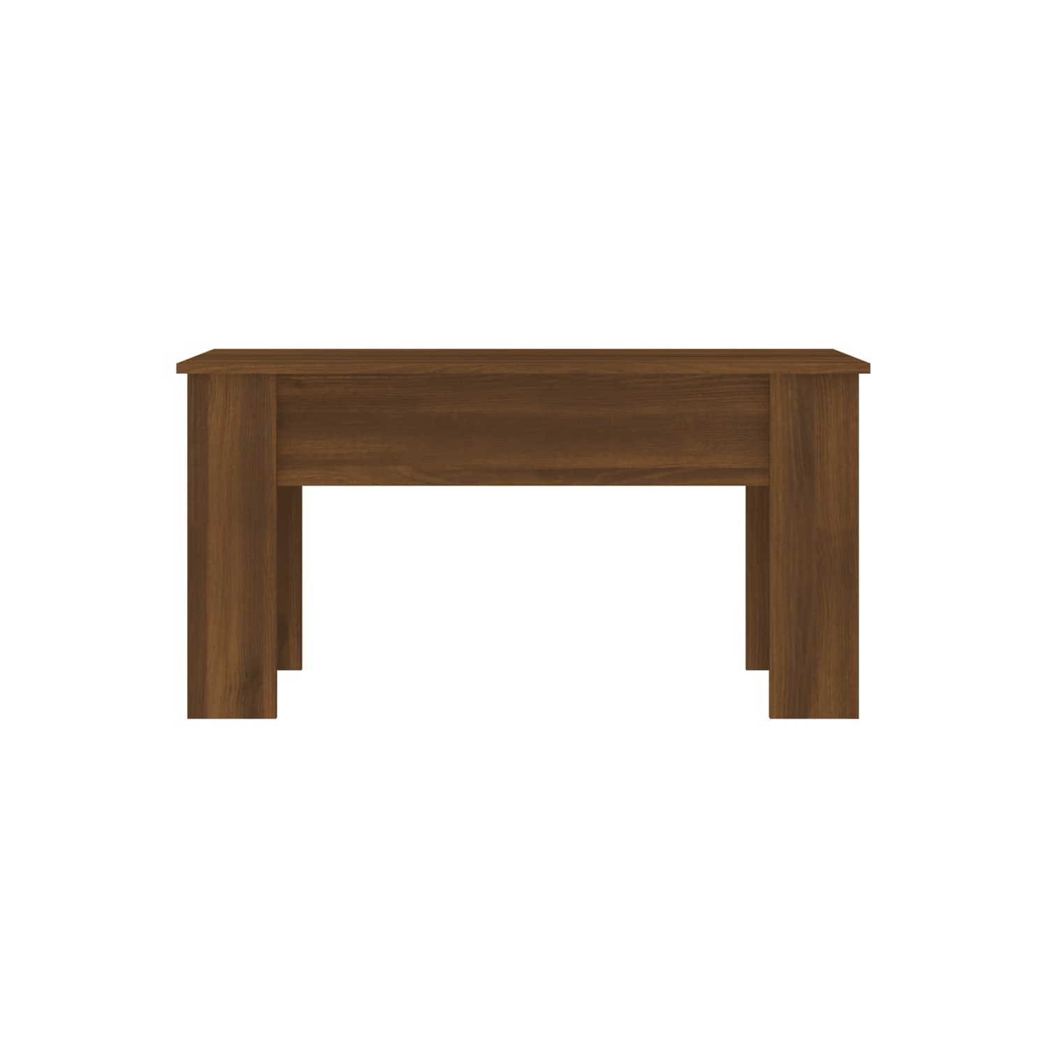 vidaXL Coffee Table Brown Oak 101x49x52 cm Engineered Wood