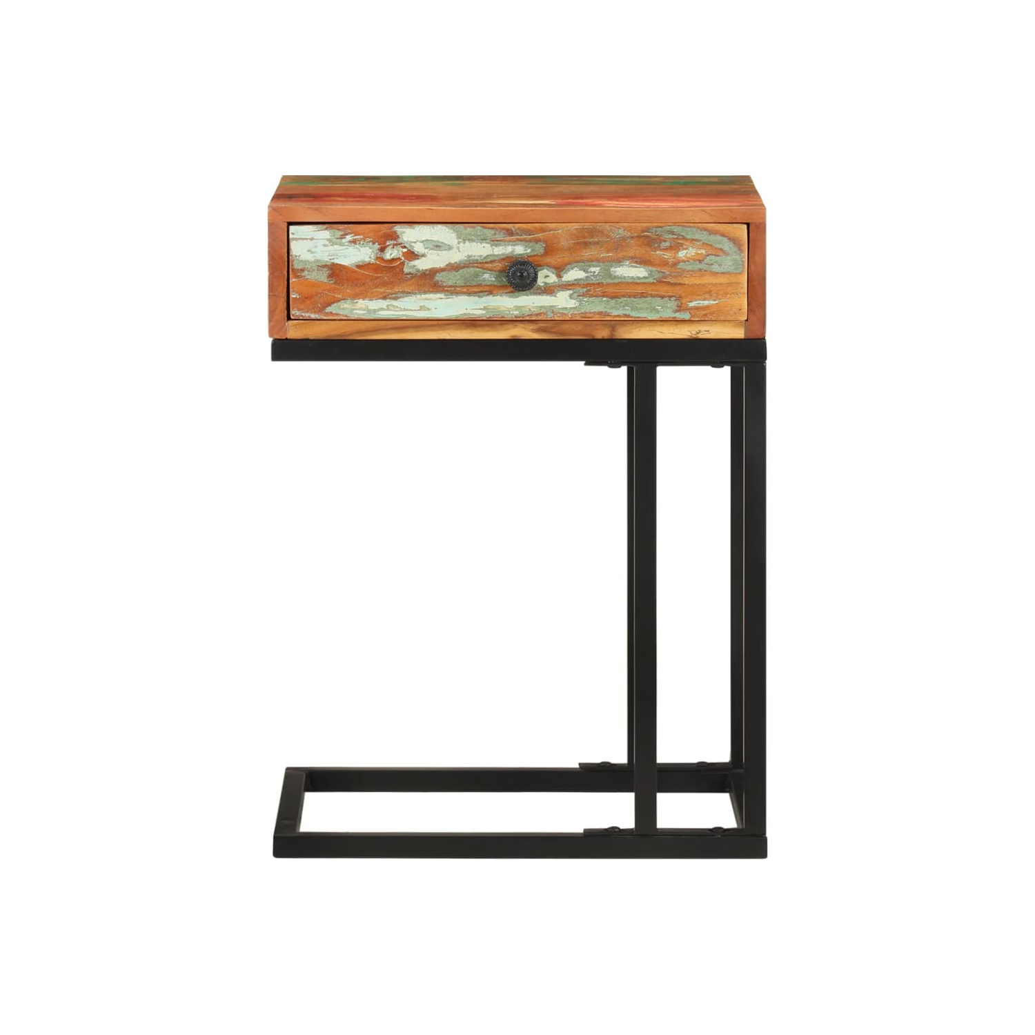 vidaXL U-Shaped Side Table 45x30x61 cm Solid Reclaimed Wood