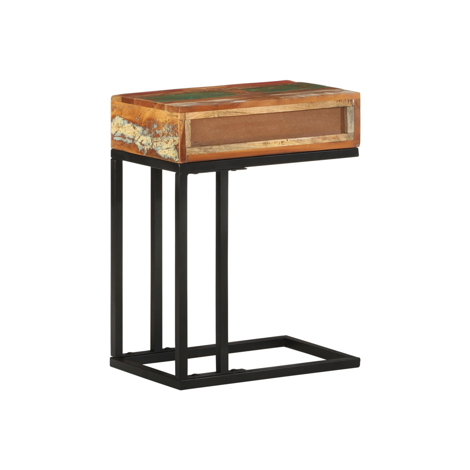 vidaXL U-Shaped Side Table 45x30x61 cm Solid Reclaimed Wood