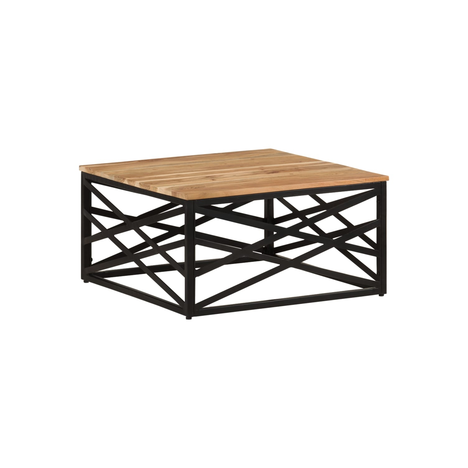 vidaXL Coffee Table 68x68x35 cm Solid Acacia Wood
