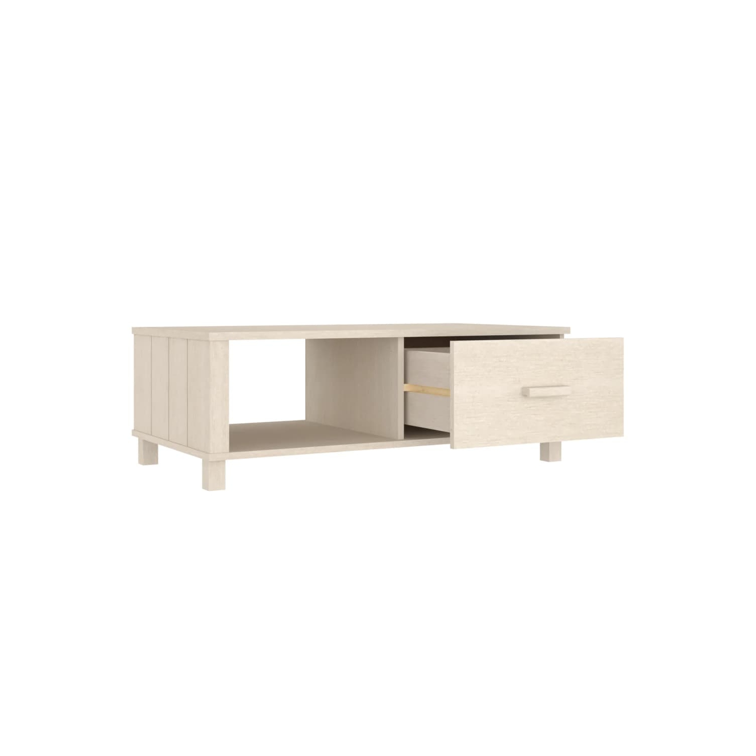 Table basse HAMMAR Honey Brown 100 x 55 x 35&nbsp;cm, pin massif