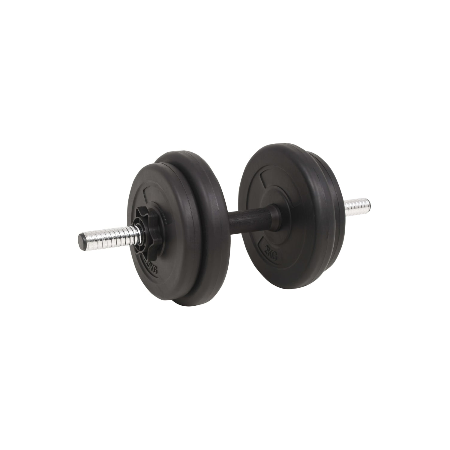 vidaXL Barbell and Dumbbell Set 60 kg