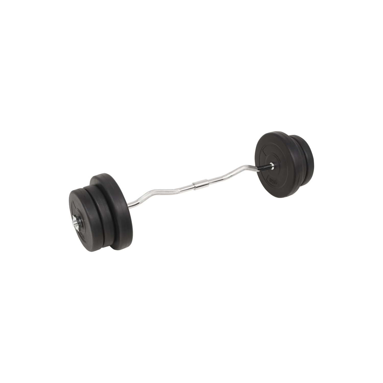 vidaXL Barbell and Dumbbell Set 60 kg