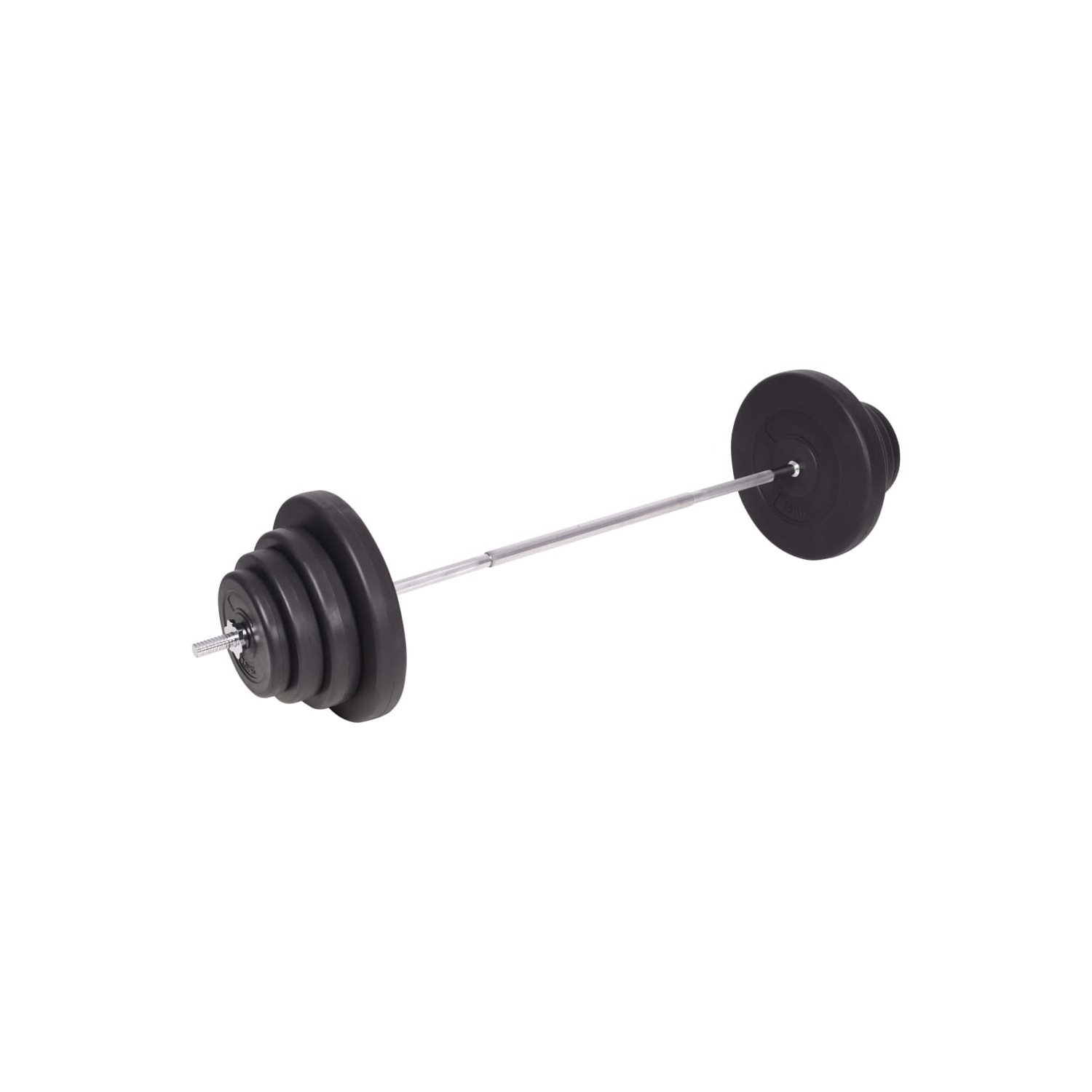 vidaXL Barbell and Dumbbell Set 120 kg