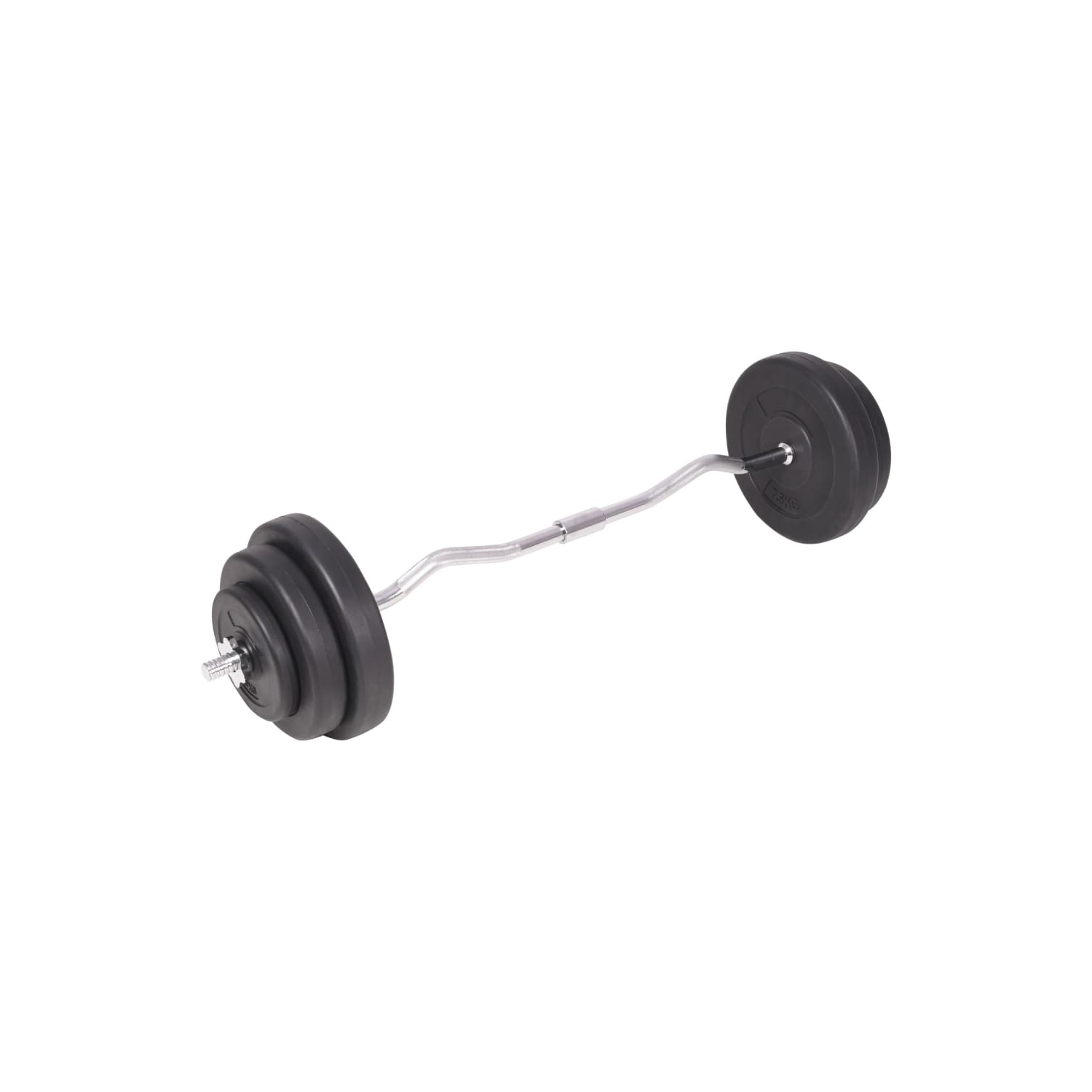 vidaXL Barbell and Dumbbell Set 120 kg