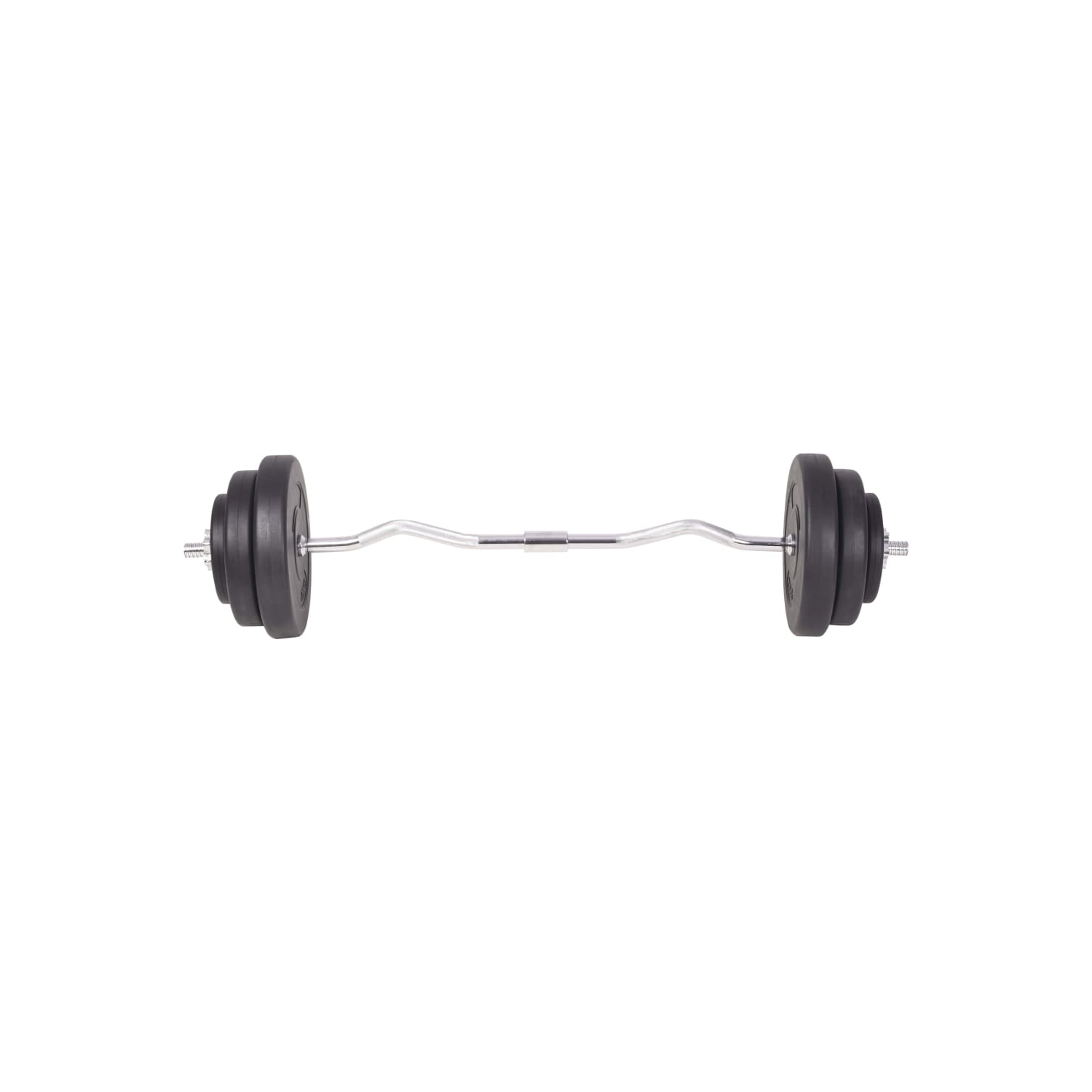 vidaXL Barbell and Dumbbell Set 120 kg