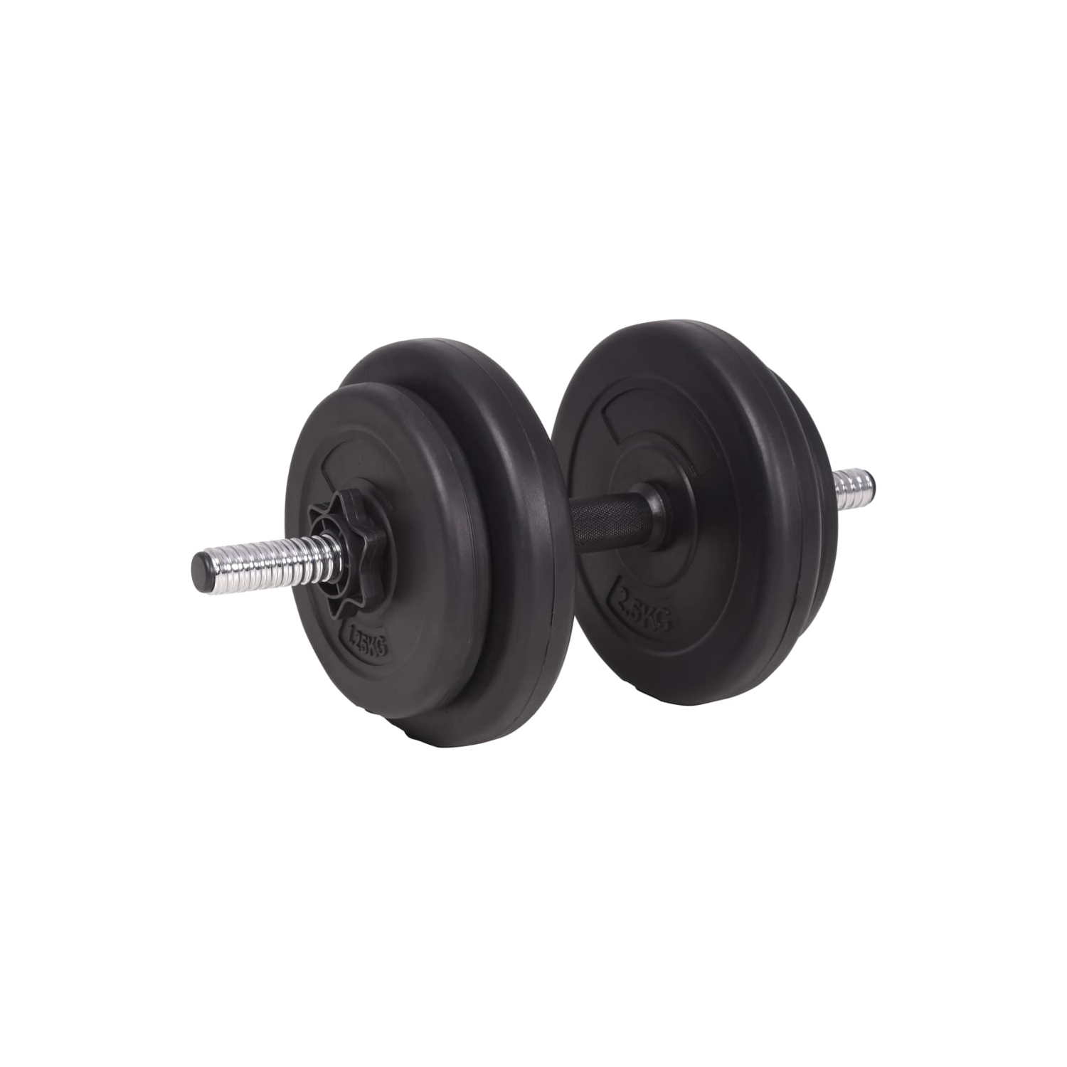 vidaXL Barbell and Dumbbell Set 120 kg