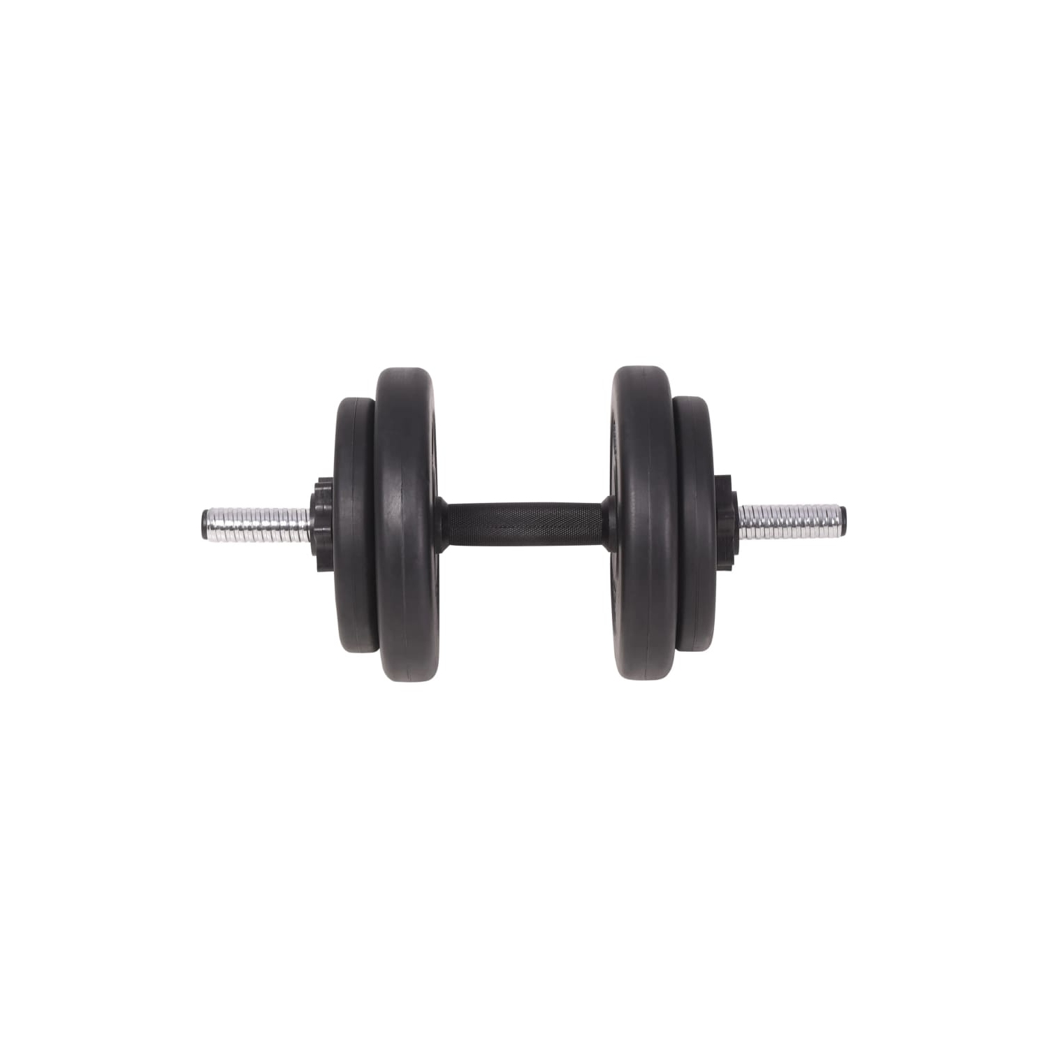 vidaXL Barbell and Dumbbell Set 120 kg