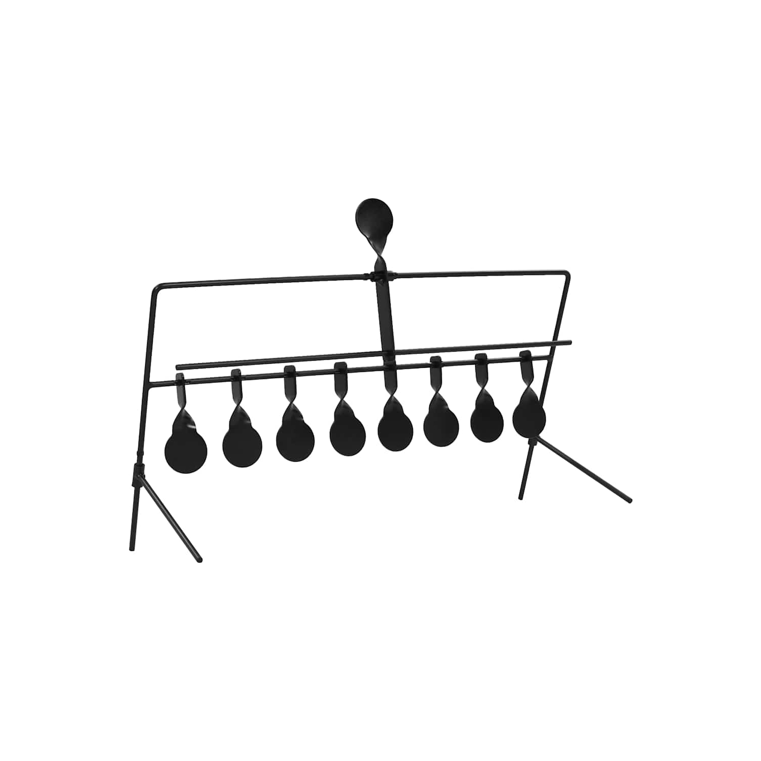 vidaXL Auto Reset Rotating Shooting Target with 8 + 1 Targets