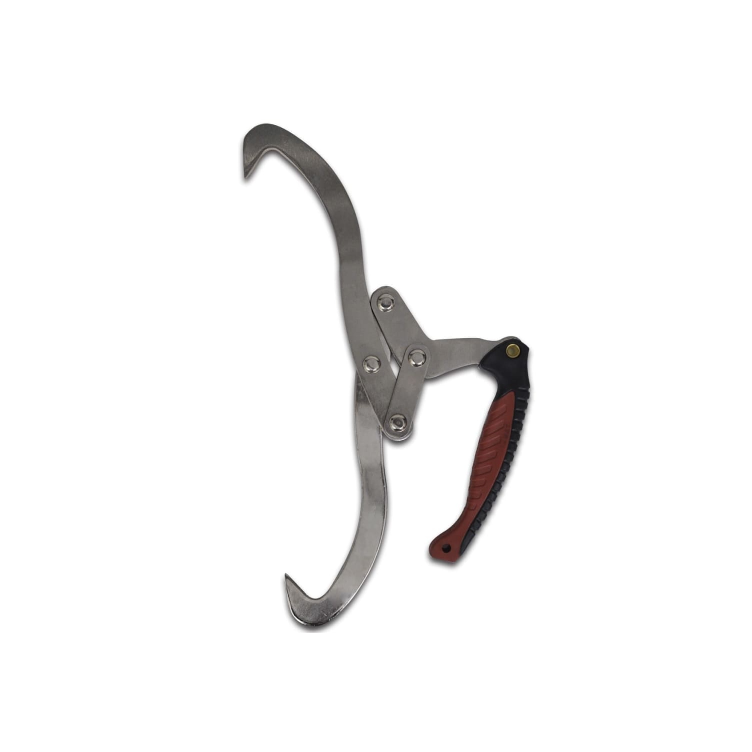 2 pinces à bûches avec poignée en TPR