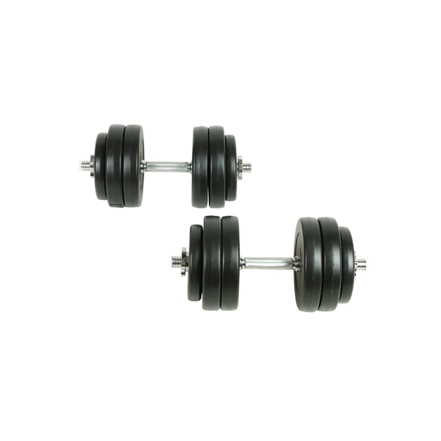vidaXL 18 Piece Dumbbell Set 30 kg