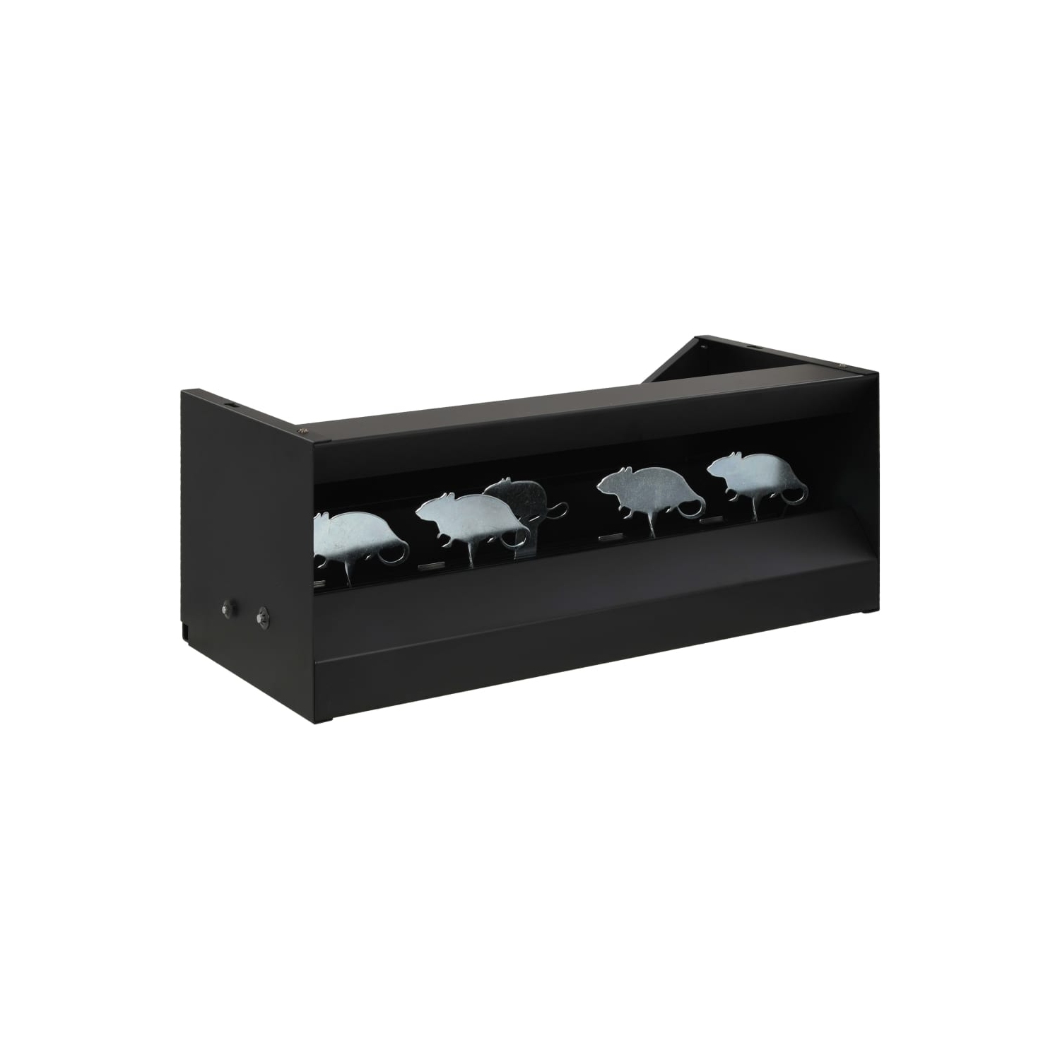 vidaXL Magnetic Knockdown Pellet Catcher Shooting Target 4 + 1 Targets Mouse Design