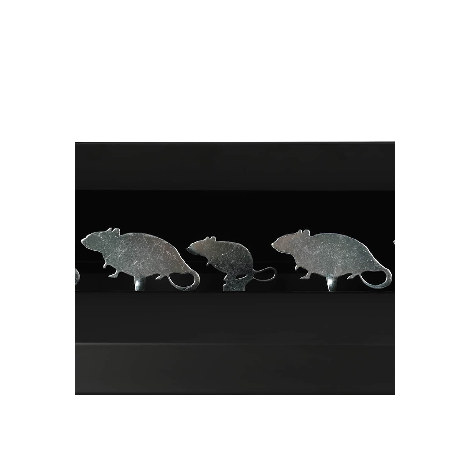 vidaXL Magnetic Knockdown Pellet Catcher Shooting Target 4 + 1 Targets Mouse Design